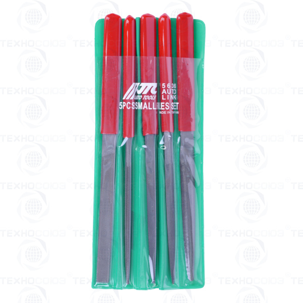 Набор надфилей разнопрофильных 215мм 5 предметов в кейсе JTC